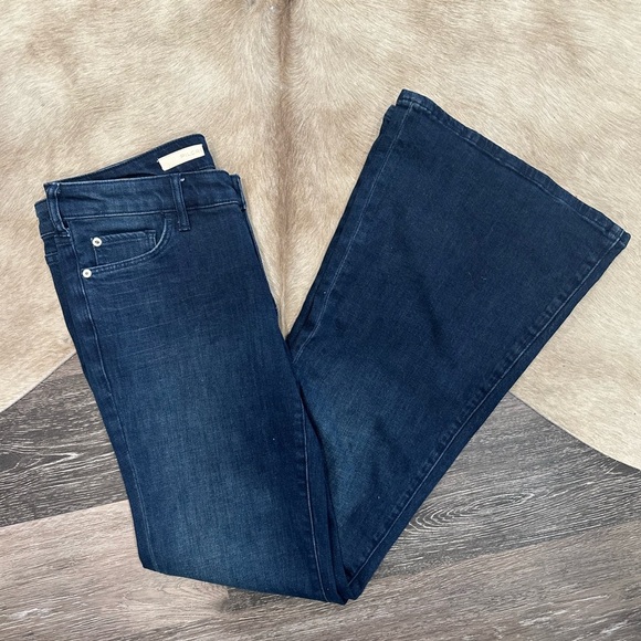 Pilcro The Weekender Flare Jeans Women's Size 28 Blue Denim High Rise 70s - Picture 7 of 7